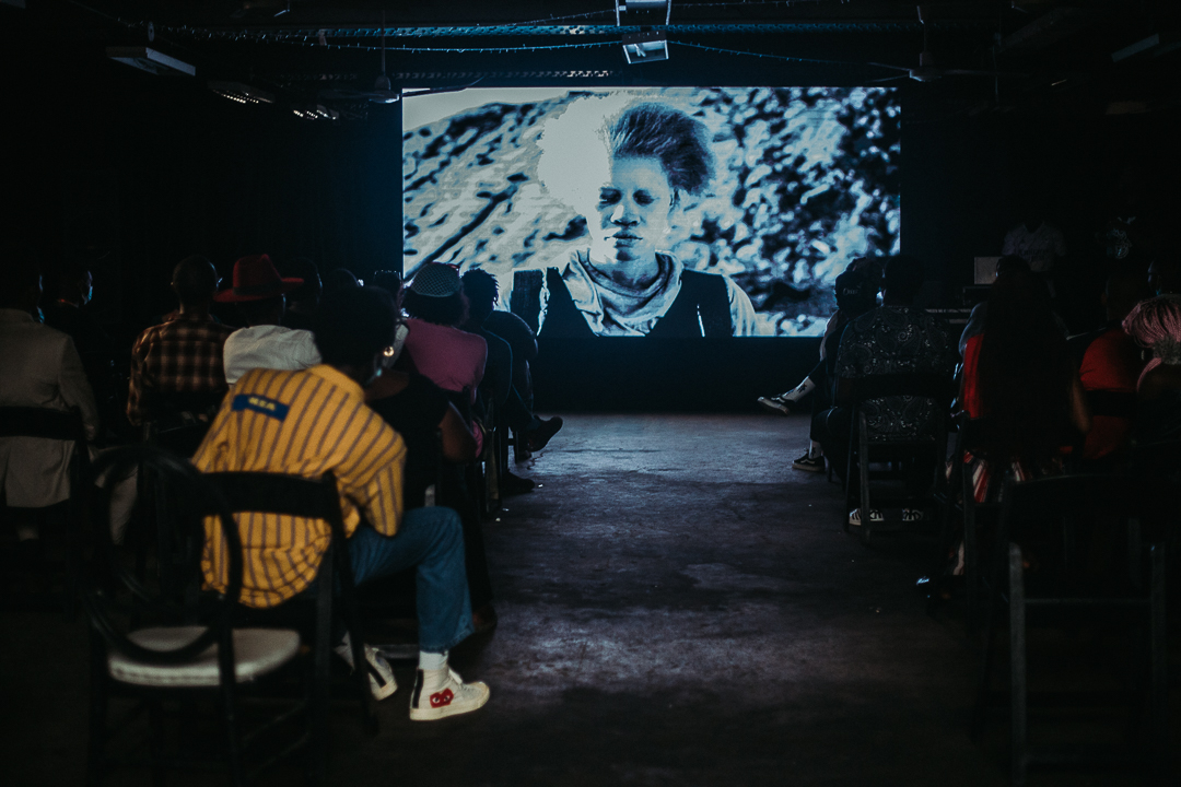 Audience during a feature screening at S16 Film Festival